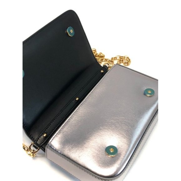 DOLCE And GABBANA DG Girls Small Metallic Napa Shoulder Bag - Picture 8 of 16